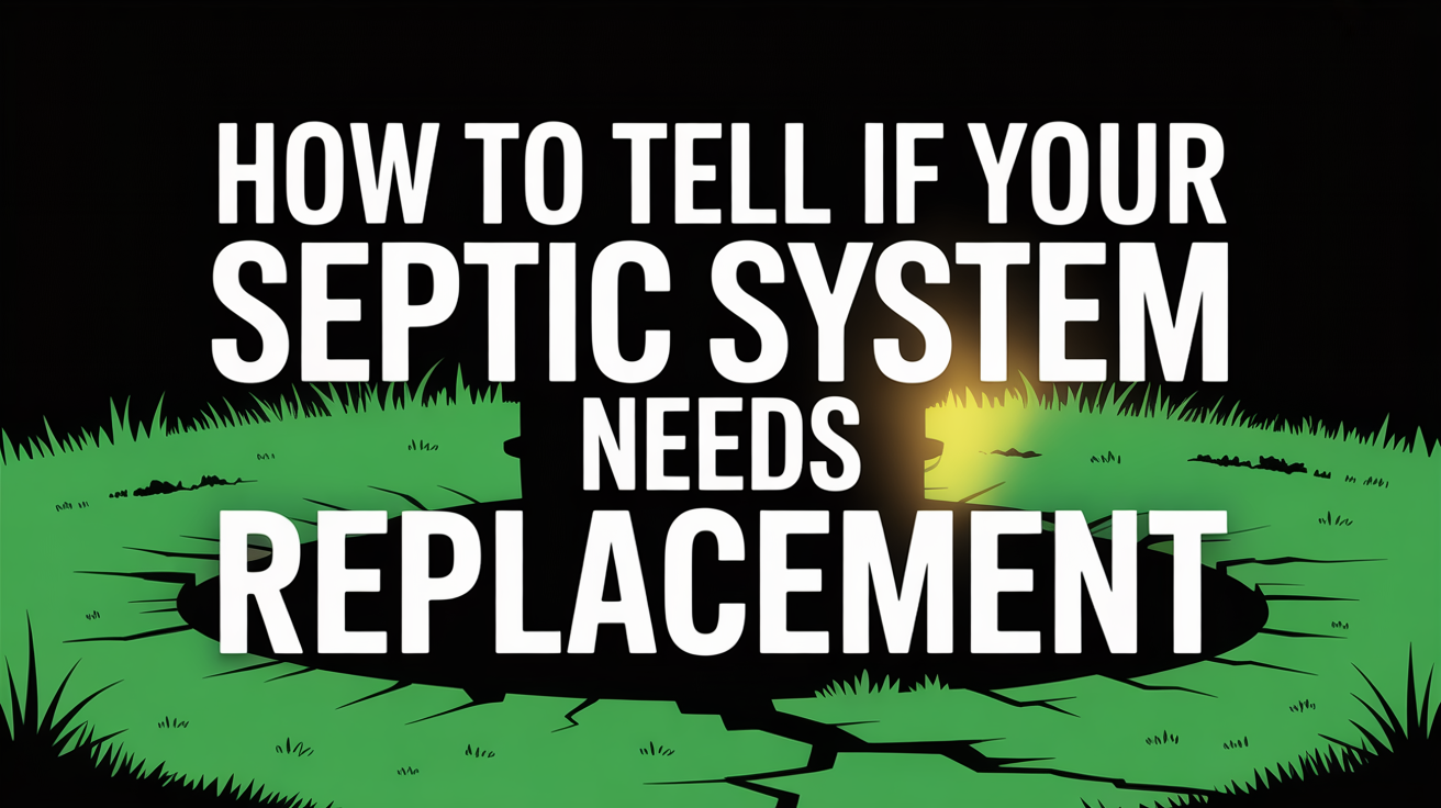 How to Tell If Your Septic System Needs Replacement