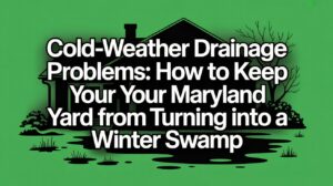 Cold-Weather Drainage Problems How to Keep Your Maryland Yard from Turning into a Winter Swamp
