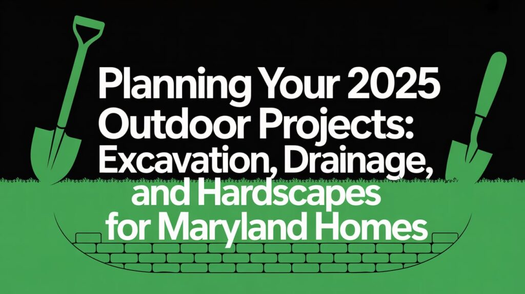 Planning Your 2025 Outdoor Projects Excavation, Drainage, and Hardscapes for Maryland Homes