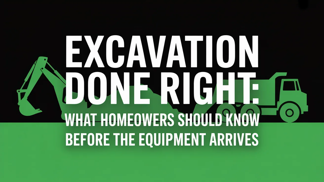 Residential Excavation Guide | What to Know Before Excavation