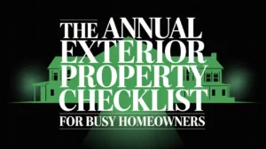 The Annual Exterior Property Checklist for Busy Homeowners