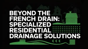 Beyond the French Drain Specialized Residential Drainage Solutions