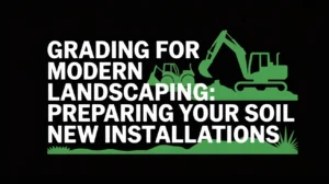 Grading for Modern Landscaping Preparing Your Soil for New Installations