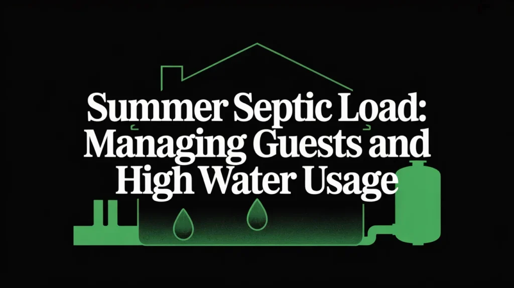 Summer Septic Load Managing Guests and High Water Usage